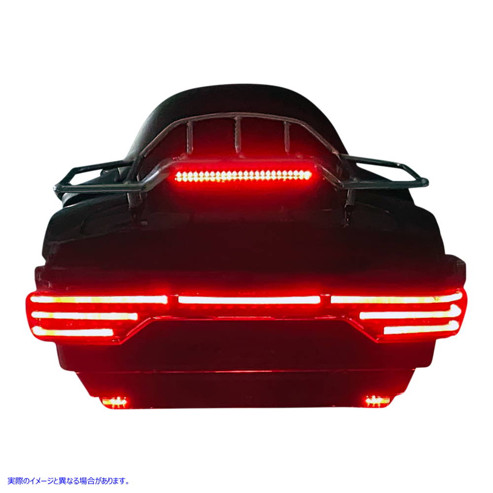 取寄せ ProbeamRLEDライトバー用のLEDライトバー カスタムダイナミクス Light Bar - LED - Tour Pak - Red PB-TP-RED 20402808