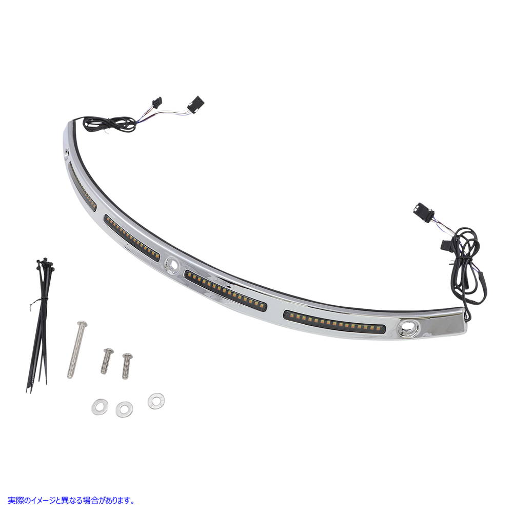 取寄せ GenesisR4ダイナミックLEDバットウィングフロントガラストリム カスタムダイナミクス Windshield Trim - Chrome CD-WT2-14-C 20402821