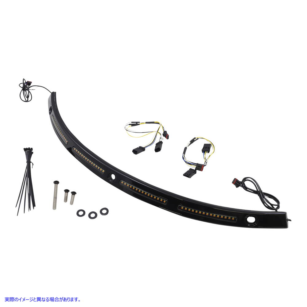 取寄せ GenesisR4ダイナミックLEDバットウィングフロントガラストリム カスタムダイナミクス Windshield Trim - Sequential Turn Signals - Black CD-WT2-SEQ-14-B 20402822