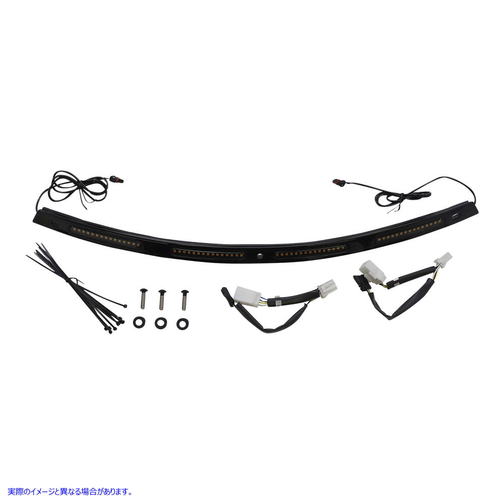 取寄せ GenesisR4ダイナミックLEDバットウィングフロントガラストリム カスタムダイナミクス Windshield Trim - Black CD-WT2-01-B 20402824