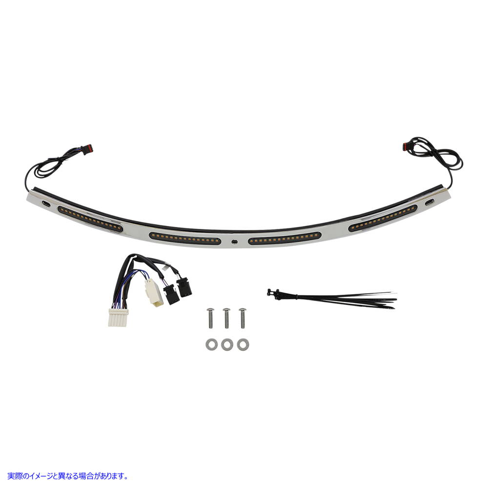 取寄せ GenesisR4ダイナミックLEDバットウィングフロントガラストリム カスタムダイナミクス Windshield Trim - Sequential Turn Signals - Chrome CD-WT2-SEQ-05-C 20402831