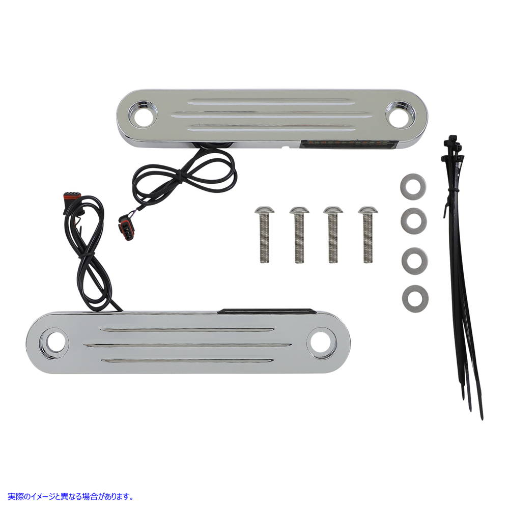 取寄せ ProbeamRDynamicStrips?V2フロントターン信号 カスタムダイナミクス Light Strip - Chrome PB-DS2-14-C 20402833