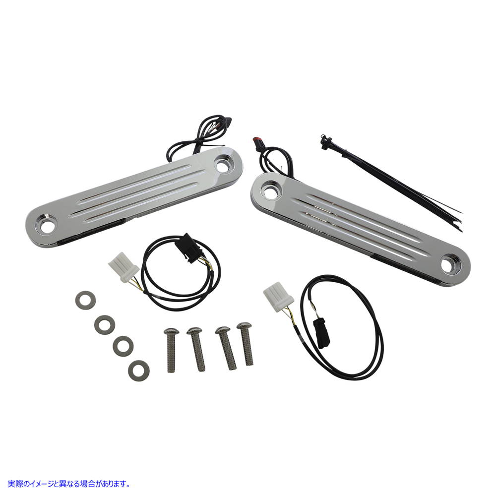 取寄せ ProbeamRDynamicStrips?V2フロントターン信号 カスタムダイナミクス Light Strip - Chrome PB-DS2-13-C 20402836