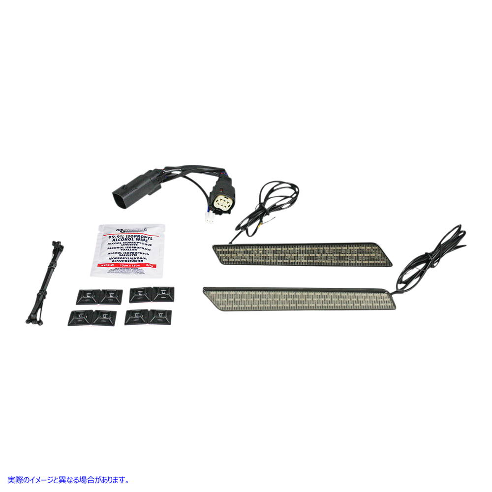 取寄せ デュアルカラーLED SADDLEBAG LATCH LIGHTZ? カスタムダイナミクス Saddlebag Light - Smoke CD-LATCH-DC4-S 20402848