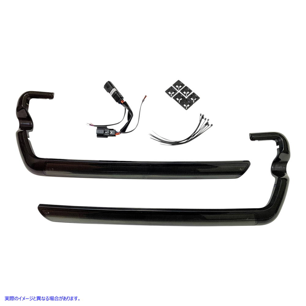 取寄せ 下部サドルバッグサイドマーカーLEDライト カスタムダイナミクス Marker Light - Saddlebag - Smoke - Black CD-SB-SIDE-SB 20402883