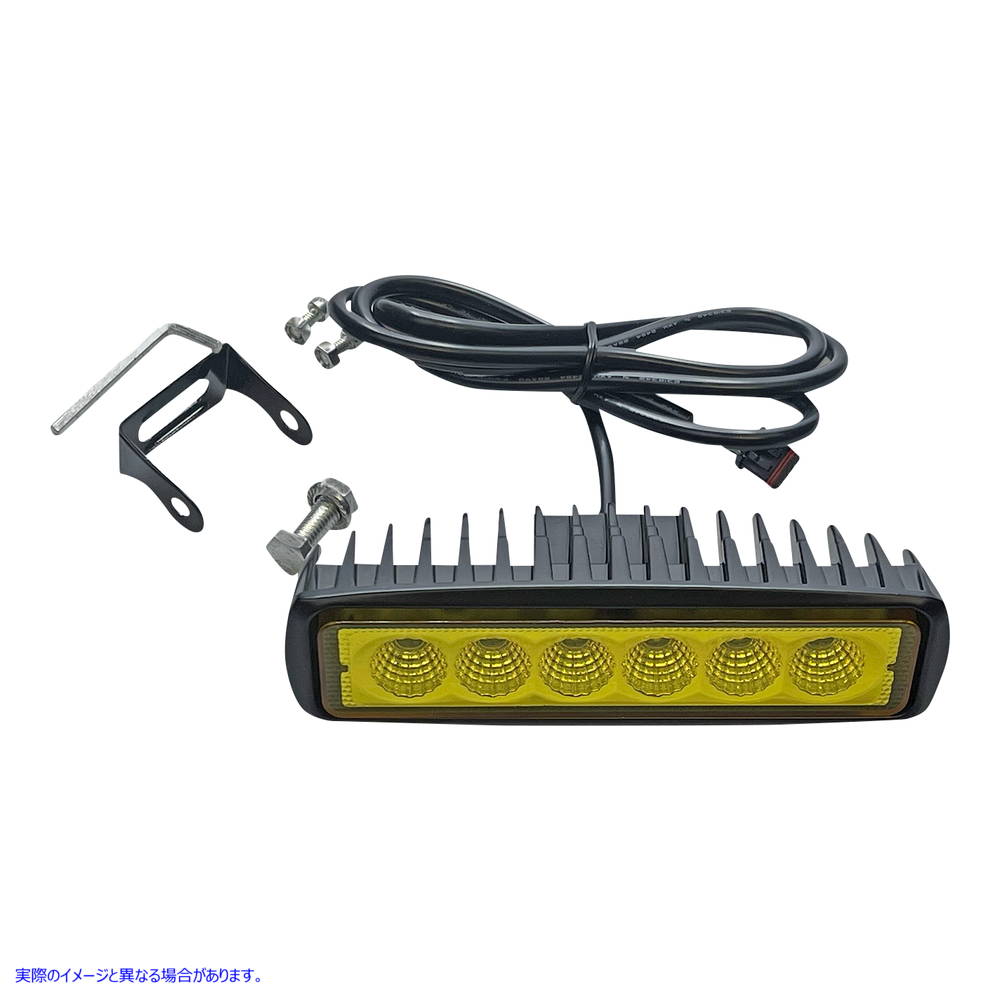 取寄せ 黄色のハイパワーLEDドライビングライトバー カスタムダイナミクス LED Light Bar - Yellow LB-HP-Y-2 20402989