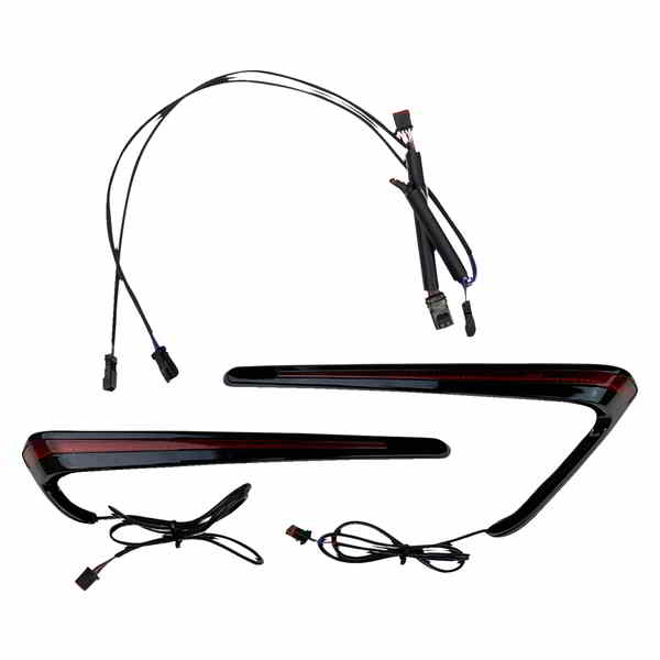 【並行輸入品】 カスタムダイナミクス サドルバッグライト - LED - レッドレンズ CD-LRST-BAG-RB 20403197