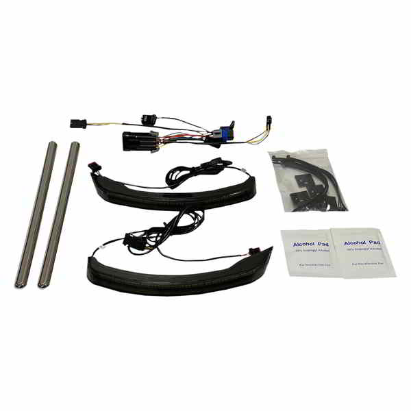 【並行輸入品】 カスタムダイナミクス サドルバッグライト - ロープロファイル - スモークレンズ - インディアン CD-IND-SPR-V2-S 20403202