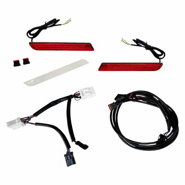 【並行輸入品】 カスタムダイナミクス LEDリフレクターライト - フェンダー - レッド CD-TKE-REF-13-R 20403237