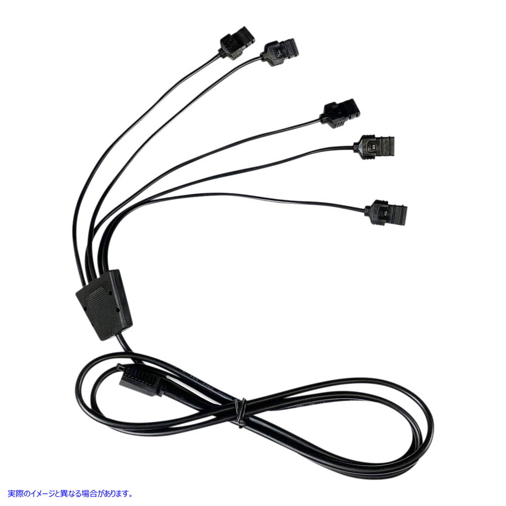 取寄せ Proglow?配線 カスタムダイナミクス Wire Extension - 44 - 5-Way Splitter PG-EXT-44 21201102