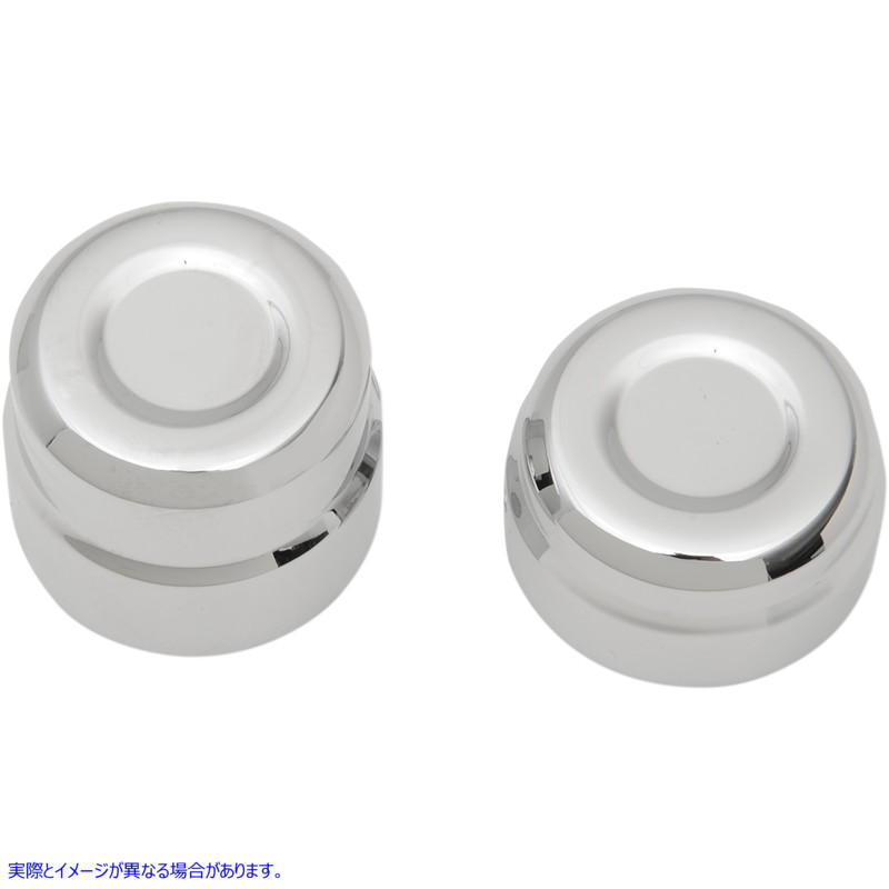 取寄せ ビレット車軸キャップ ドラッグスペシャリティーズ Axle Cap - Rear - Chrome 0214-0832 02140832