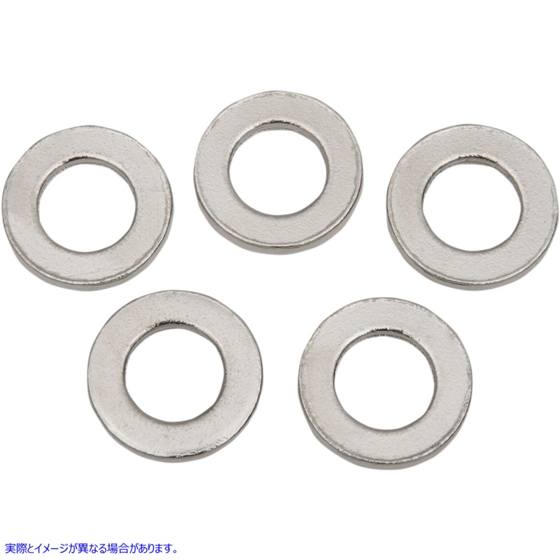 取寄せ クロム車軸ナットとワッシャー ドラッグスペシャリティーズ Axle Washer - Front - Chrome 0214-0887 02140887