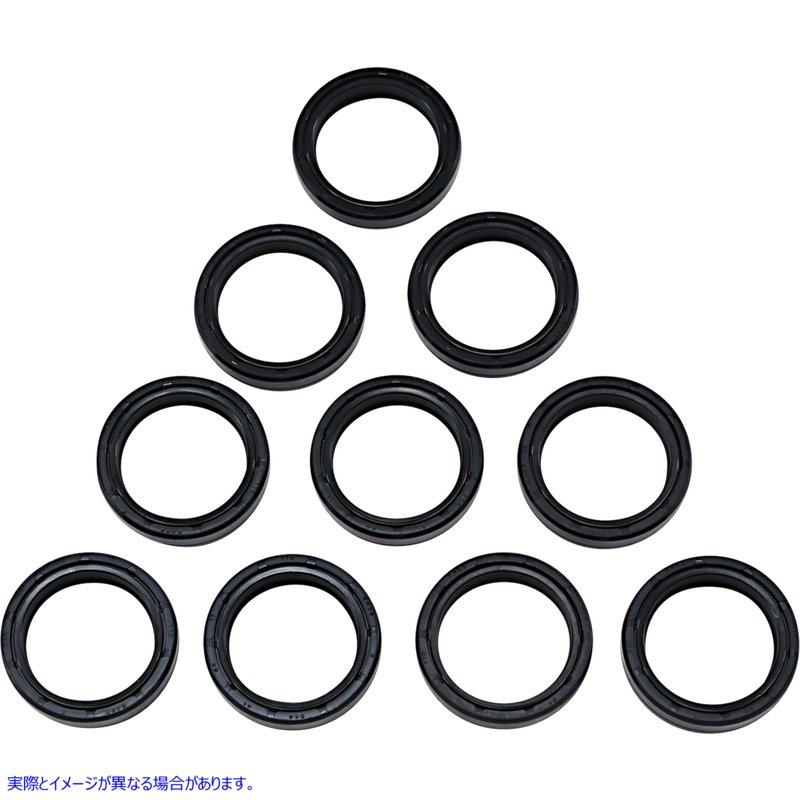 取寄せ フォークシール ドラッグスペシャリティーズ Fork Oil Seals - 41 mm - Showa Forks - 10-Pack 0407-0668 04070668