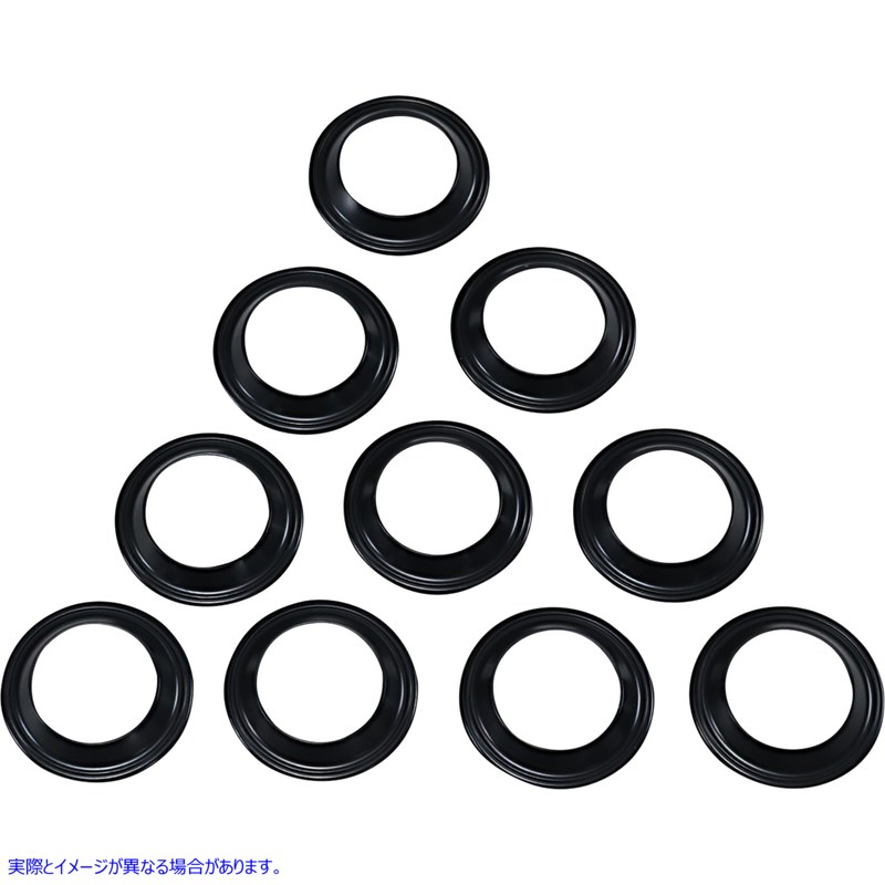 取寄せ フォークシールとダストワイパーキット ドラッグスペシャリティーズ Fork Wiper Seals - 39 mm - Showa Forks - 10-Pack 0407-0671 04070671