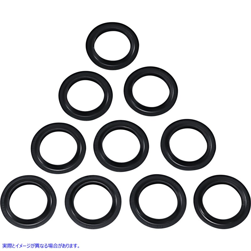 取寄せ フォークシールとダストワイパーキット ドラッグスペシャリティーズ Fork Dust Seals - 41 mm - 10-Pack 0407-0672 04070672