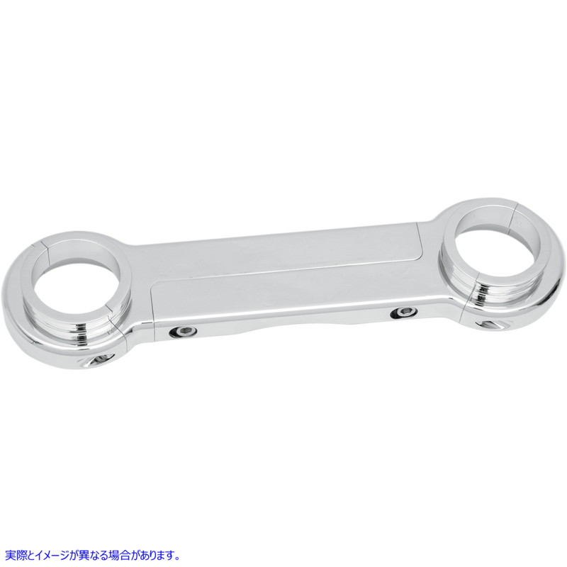 取寄せ クロムフロントフォークブレース ドラッグスペシャリティーズ Fork Brace - 41 mm - Chrome 0415-0018 04150018