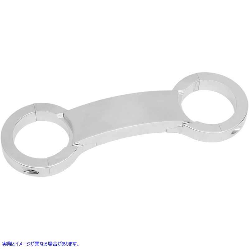 取寄せ クロムフロントフォークブレース ドラッグスペシャリティーズ Fork Brace - 49 mm - Chrome 0415-0019 04150019