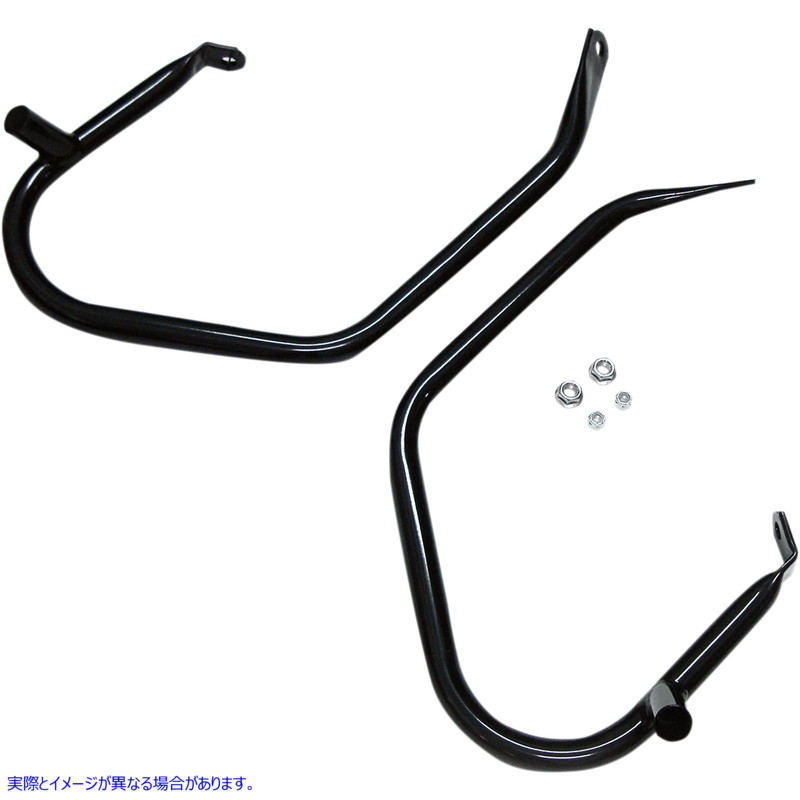取寄せ 控えめなサドルバッグガード ドラッグスペシャリティーズ Saddlebag Guard - Black 0505-1564 05051564
