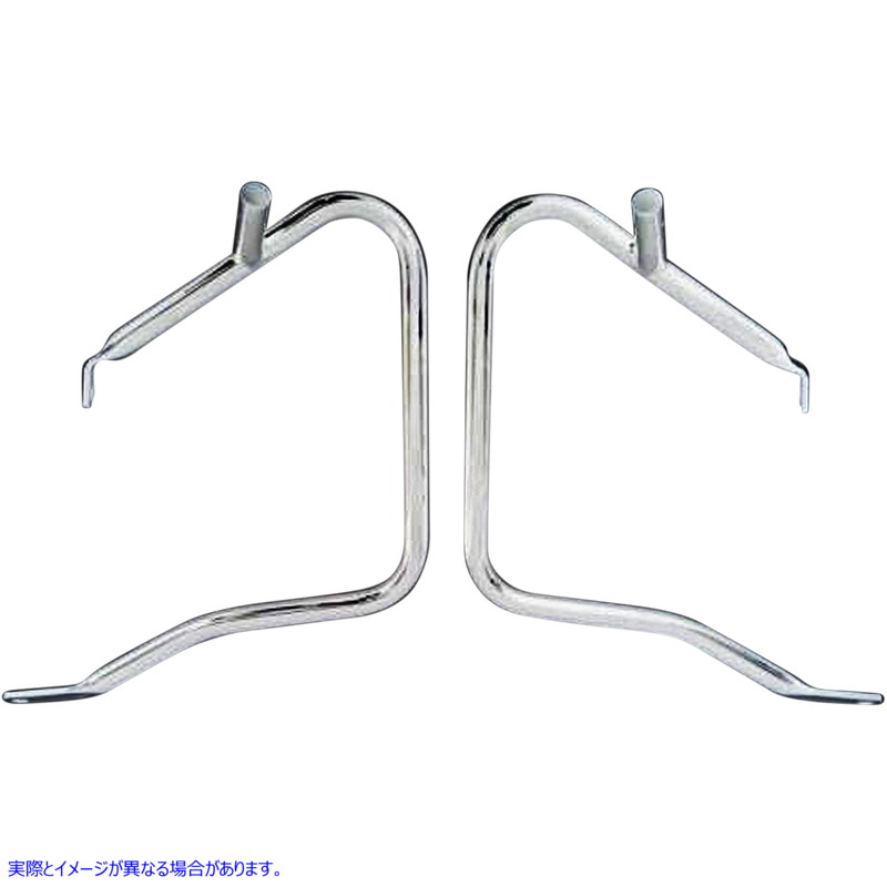 取寄せ サドルバッグプロテクター ドラッグスペシャリティーズ Saddlebag Guards - Chrome 0505-1567 05051567