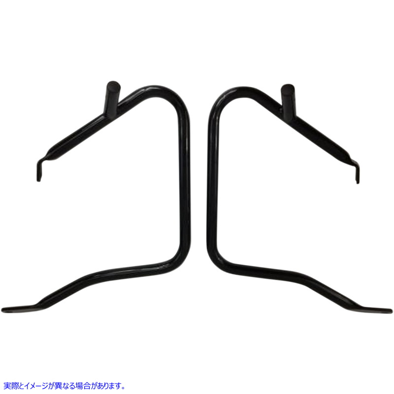 取寄せ サドルバッグプロテクター ドラッグスペシャリティーズ Saddlebag Guards - Black 0505-1568 05051568