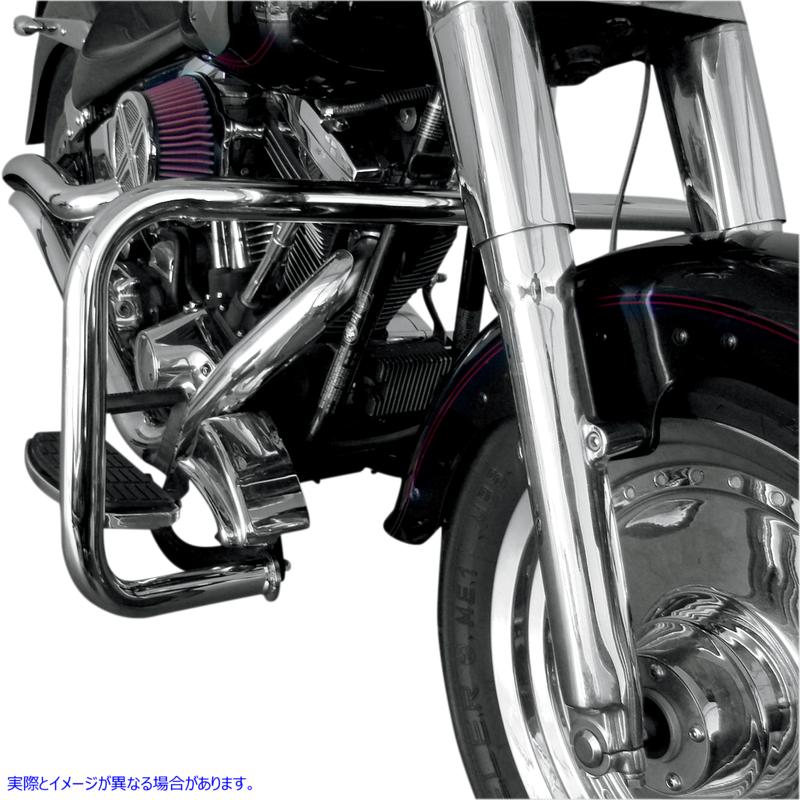 取寄せ ビッグバッファローエンジンガード ドラッグスペシャリティーズ Engine Guard - Chrome - Softail 0506-0498 05060498