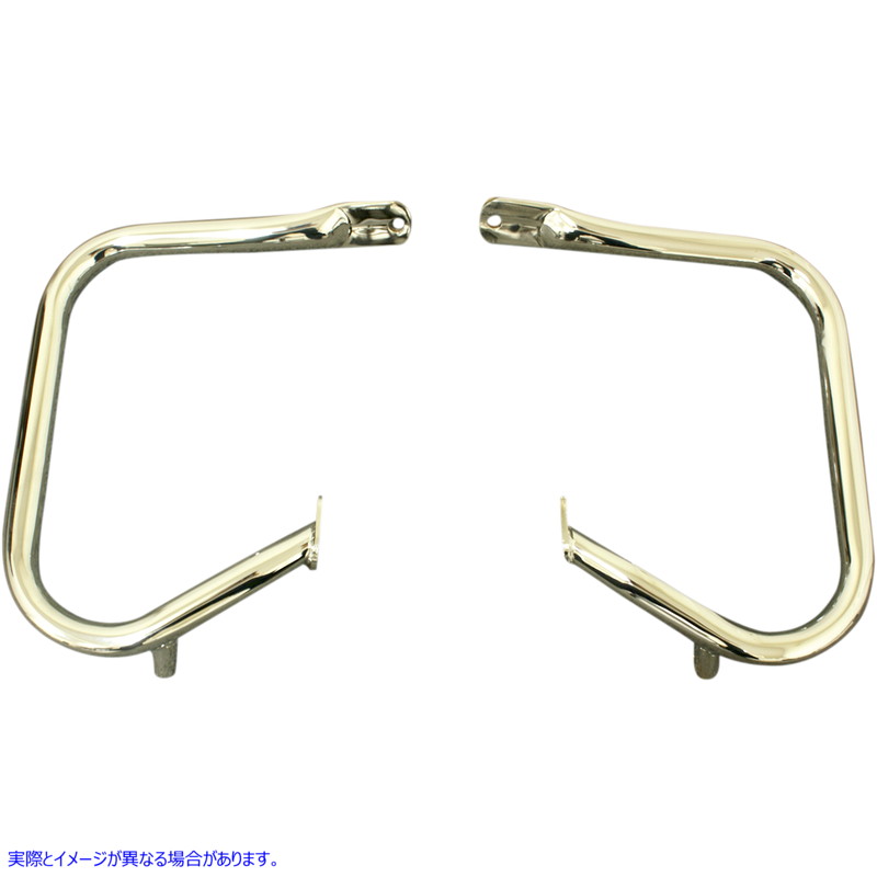 取寄せ 大きなバッファローサドルバッグバー ドラッグスペシャリティーズ Rear Saddlebag Bars - Chrome - Touring 0506-0512 05060512