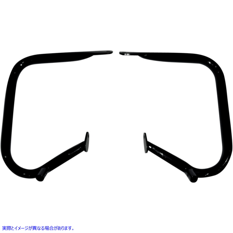 取寄せ 大きなバッファローサドルバッグバー ドラッグスペシャリティーズ Rear Saddlebag Bars - Black - Touring 0506-0513 05060513