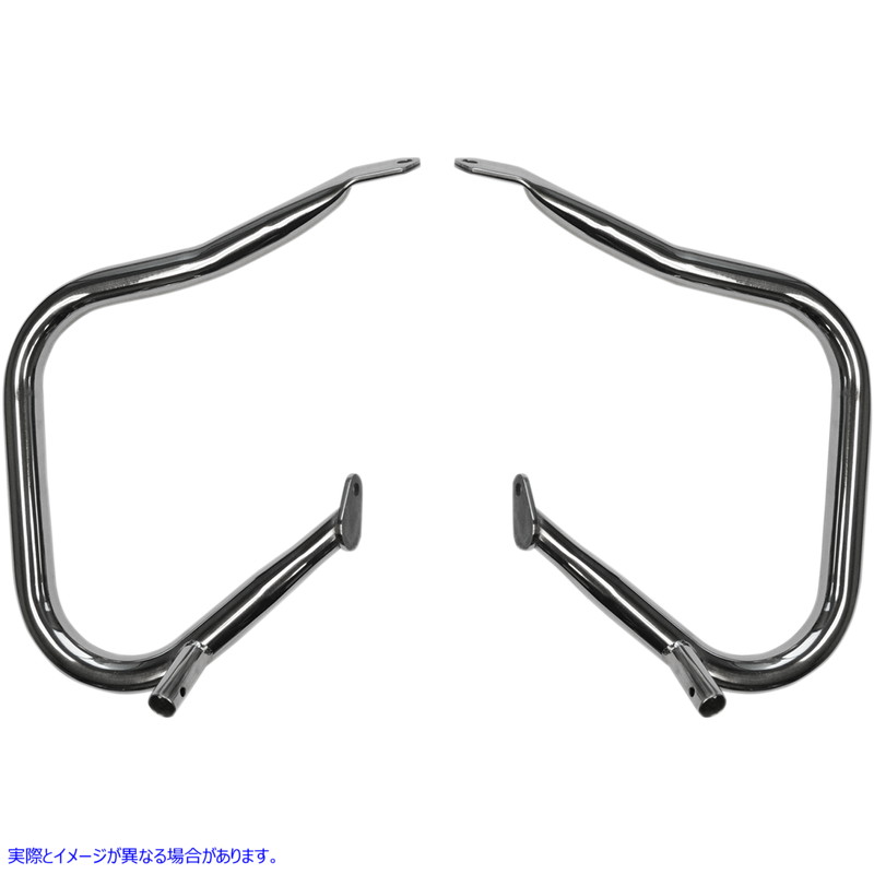 取寄せ 大きなバッファローサドルバッグバー ドラッグスペシャリティーズ Rear Saddlebag Bars - Chrome - Touring 0506-0789 05060789