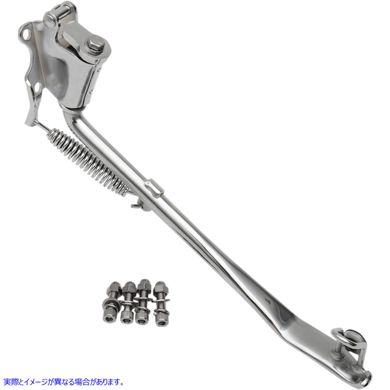 取寄せ クロムキックスタンドキット ドラッグスペシャリティーズ Kickstand Kit - Softail - 1 Under Stock 0510-0039 05100039