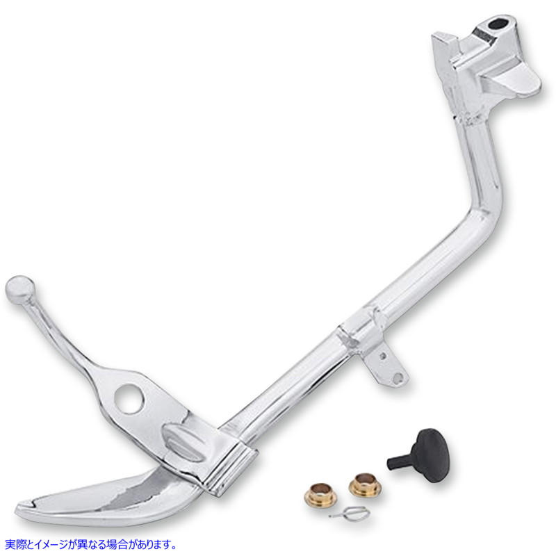 取寄せ クロムキックスタンドキット ドラッグスペシャリティーズ Kickstand Kit - Softail - 1 Under Stock 0510-0327 05100327