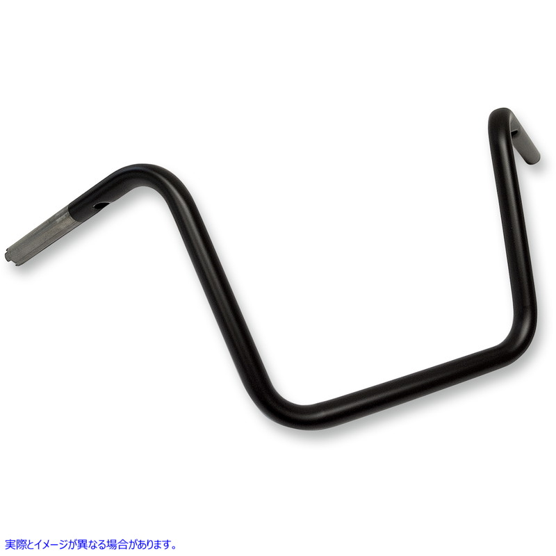 取寄せ 1 ツアーハンドルバー ドラッグスペシャリティーズ Handlebar - Ape Hanger - 12 - TBW - Flat Black 0601-3490 06013490
