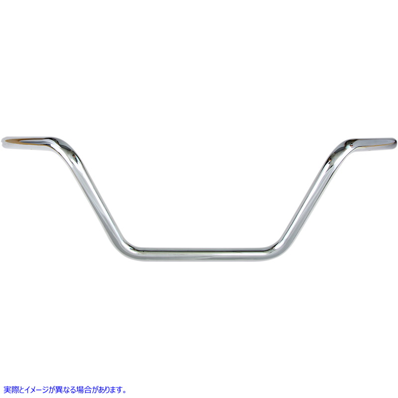 取寄せ 1 ハンドルバー - バックホーン/ミッド ドラッグスペシャリティーズ Handlebar - Buckhorn Mid - TBW - Chrome 0601-4182 06014182