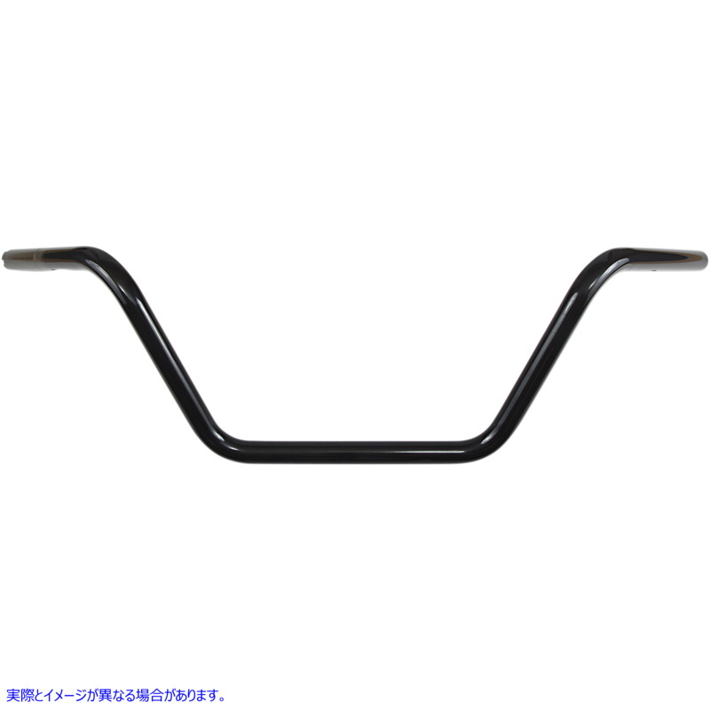 取寄せ 1 ハンドルバー - バックホーン/ミッド ドラッグスペシャリティーズ Handlebar - Buckhorn Mid - TBW - Black 0601-4183 06014183
