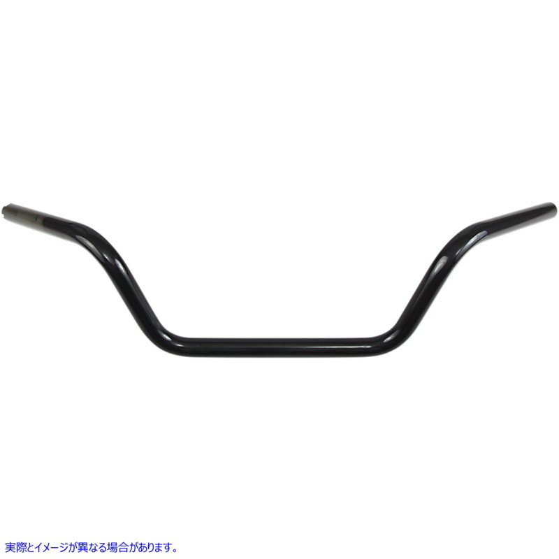 取寄せ 1 ハンドルバー - ロー/バックホーン ドラッグスペシャリティーズ Handlebar - Buckhorn Low - TBW - Black 0601-4186 06014186