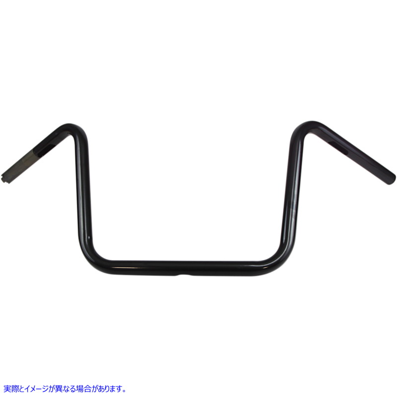 取寄せ 1 ハンドルバー - ワイド/猿ハンガー ドラッグスペシャリティーズ Handlebar - Wide Ape - 12 - TBW - Black 0601-4208 06014208