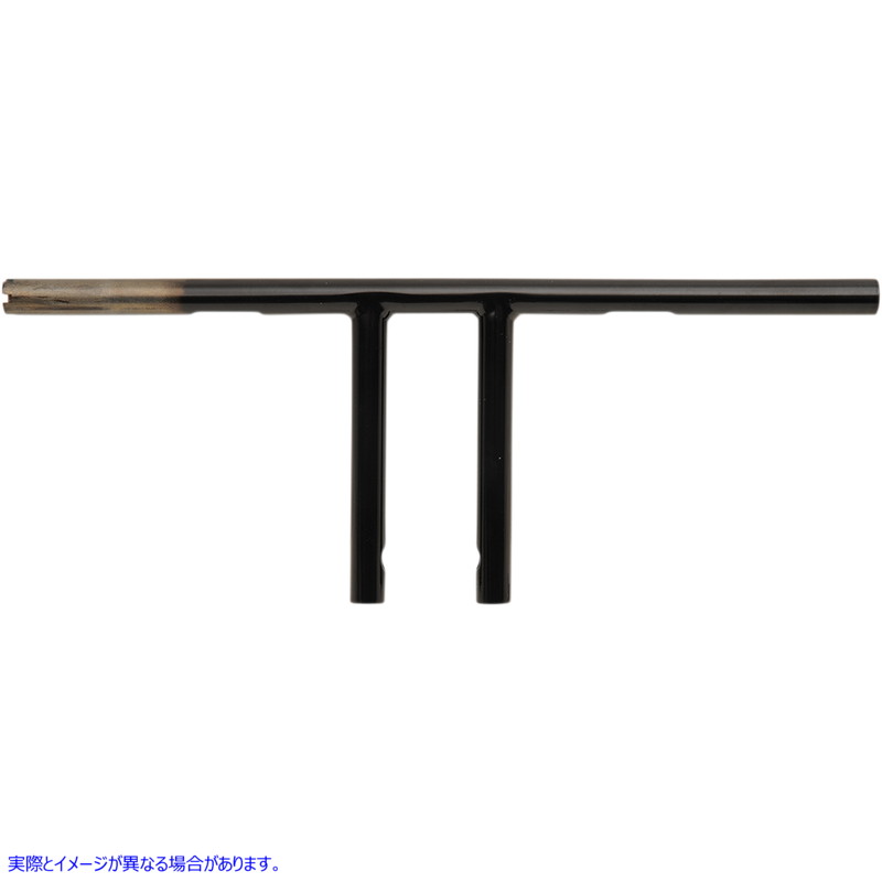 取寄せ 1 T-Bar ドラッグスペシャリティーズ Handlebar - T-Bar - Dimpled - 8 - Black 0601-4219 06014219
