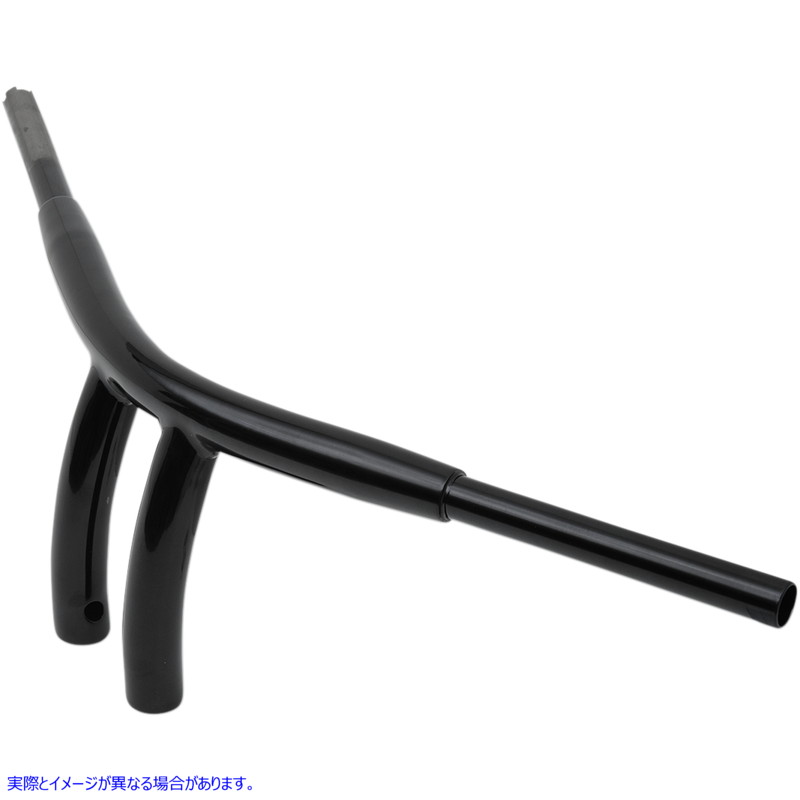 取寄せ 1-1/2 ビッグ バッファローTバー ドラッグスペシャリティーズ Handlebar - Big Buffalo - Radius T-Bar - 8 - Gloss Black 0601-4287 06014287