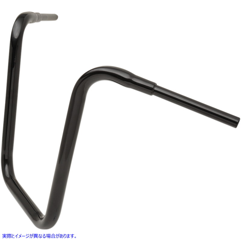 取寄せ 1-1/2 「ビッグ」バッファロー猿ハンガーバー ドラッグスペシャリティーズ Handlebar - Big Ape - 18 - TBW - Black 0601-4304 06014304