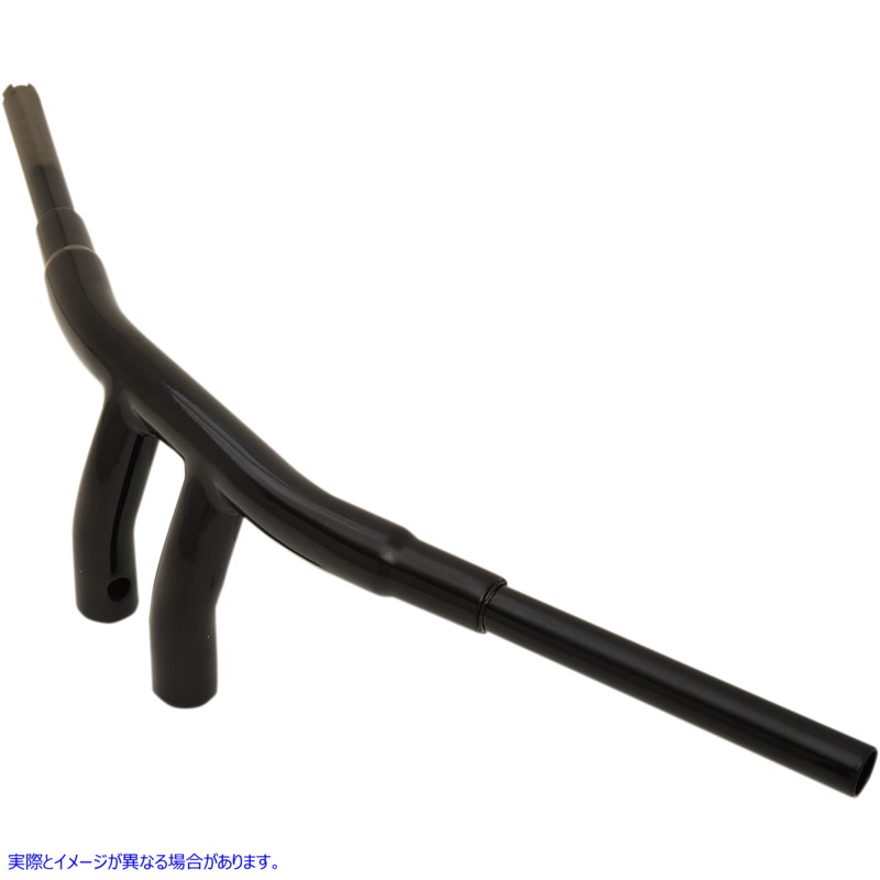取寄せ 1-1/2 ビッグ バッファローTバー ドラッグスペシャリティーズ Handlebar - Big Buffalo - T-Bar - 5 - Gloss Black 0601-4307 06014307