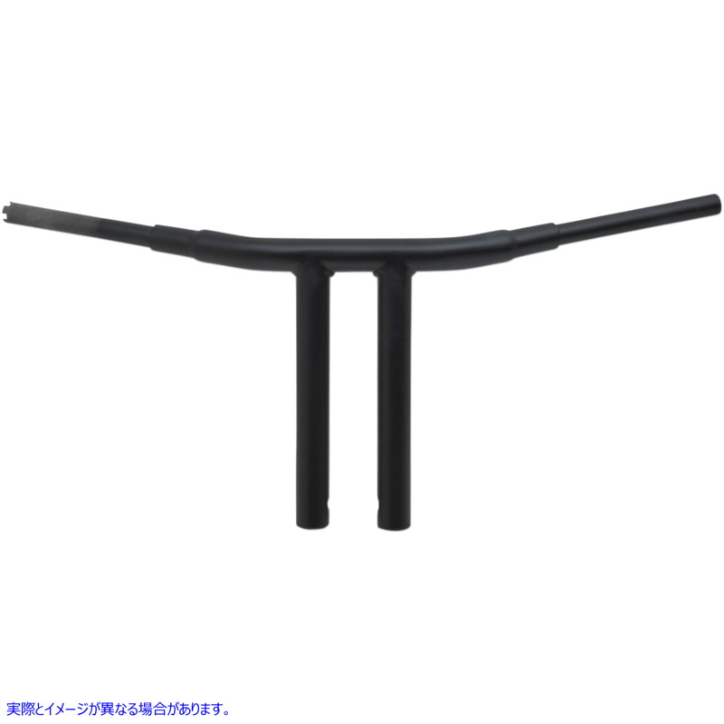 取寄せ 1-1/2 ビッグ バッファローTバー ドラッグスペシャリティーズ Handlebar - Big Buffalo - Chopper T-Bar - 12 - Flat Black 0601-4320 06014320