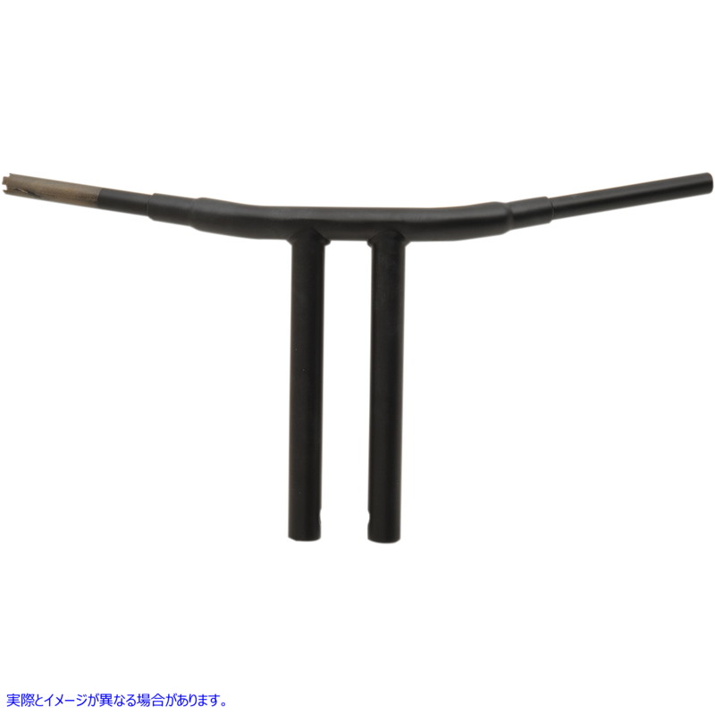 取寄せ 1-1/2 ビッグ バッファローTバー ドラッグスペシャリティーズ Handlebar - Big Buffalo - Chopper T-Bar - 14 - Flat Black 0601-4323 06014323