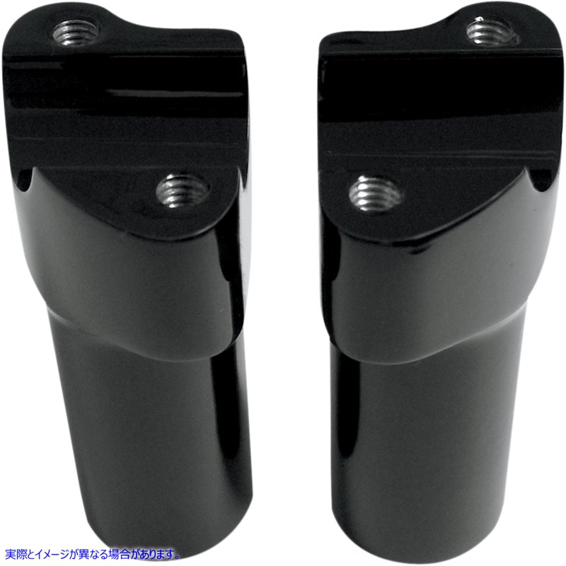 取寄せ バッファロービレットアルミニウムハンドルバーライザー ドラッグスペシャリティーズ Risers - Buffalo - 3 - Black 0602-0351 06020351