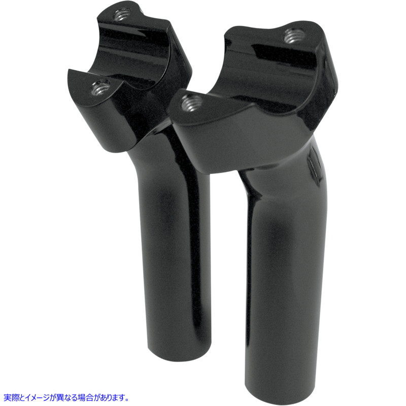 取寄せ バッファロービレットアルミニウムハンドルバーライザー ドラッグスペシャリティーズ Risers - Buffalo - 5-1/2 - Black 0602-0352 06020352
