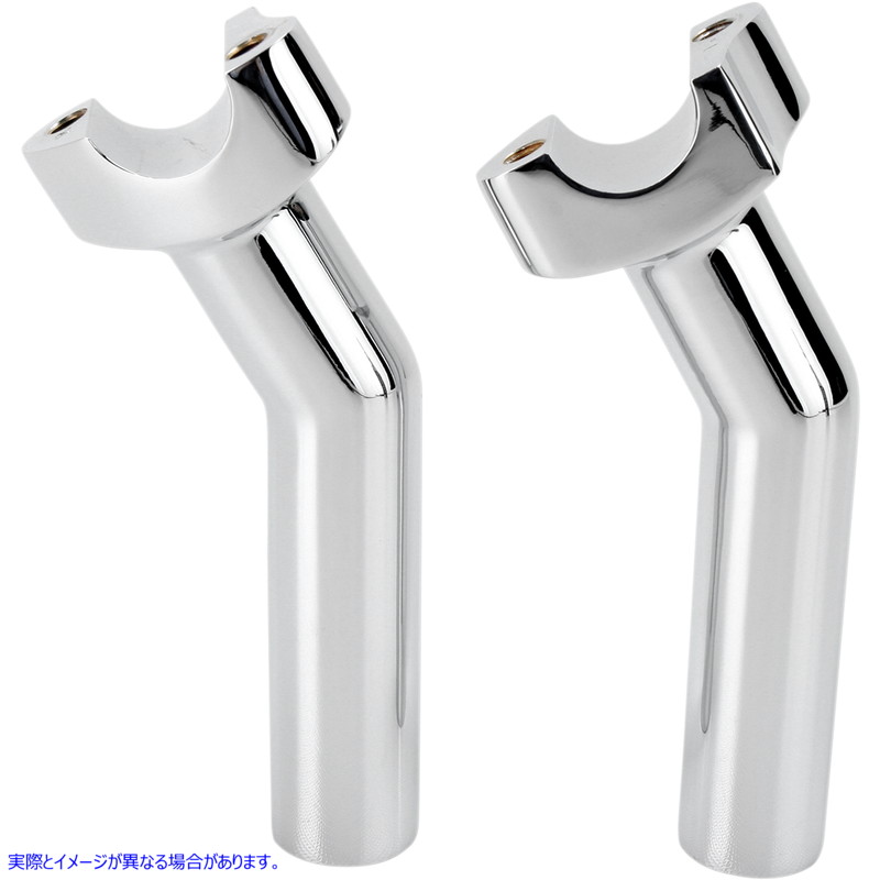 取寄せ 鍛造アルミニウムハンドルバーライザー ドラッグスペシャリティーズ Risers - Pullback - 5-1/2 - Chrome 0602-0410 06020410