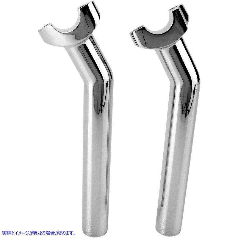 取寄せ 鍛造アルミニウムハンドルバーライザー ドラッグスペシャリティーズ Risers - Pullback - 8-1/2 - Chrome 0602-0412 06020412