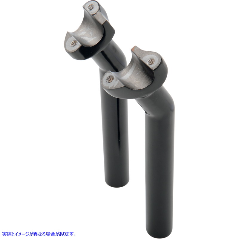 取寄せ 鍛造アルミニウムハンドルバーライザー ドラッグスペシャリティーズ Risers - Pullback - 8-1/2 - Black 0602-0417 06020417