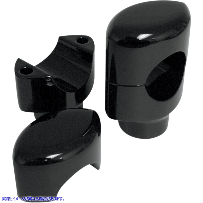 取寄せ ビッグバッファローハンドルバーライザー ドラッグスペシャリティーズ Risers - Big Buffalo - 1-1/2 - Black 0602-0466 06020466