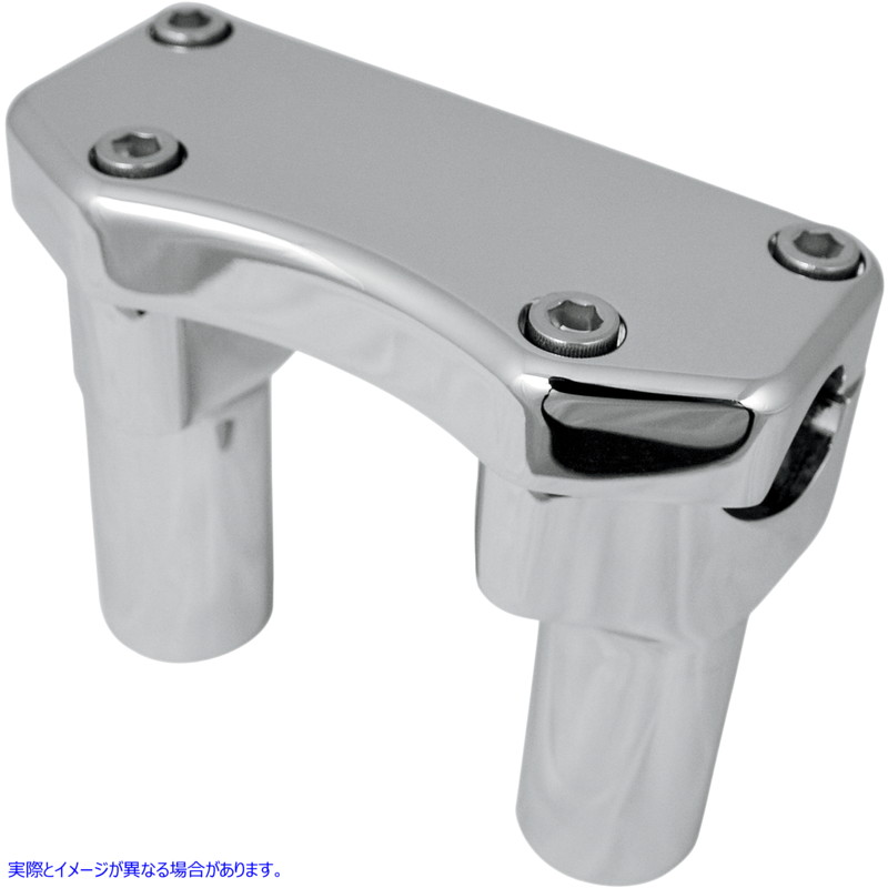 取寄せ ハンドルバーライザー＆トップクランプキット ドラッグスペシャリティーズ Risers - 3 - Buffalo - Top - Chrome 0602-0586 06020586