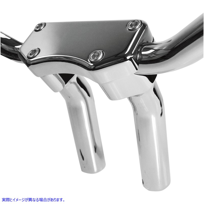 取寄せ ハンドルバーライザー＆トップクランプキット ドラッグスペシャリティーズ Risers - 5-1/2 - Buffalo - Top - Chrome 0602-0590 06020590