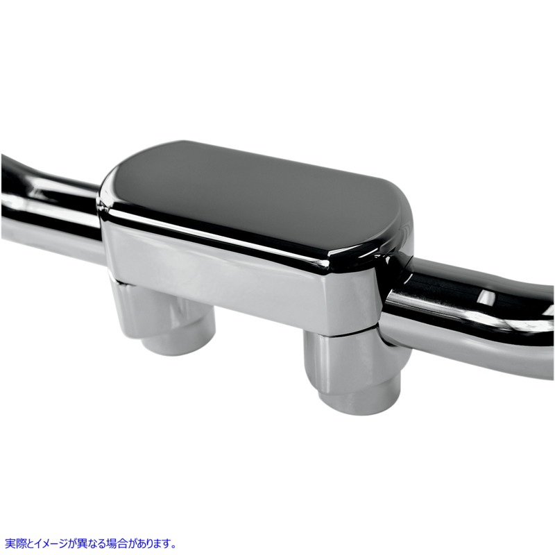 取寄せ ハンドルバーライザー＆トップクランプキット ドラッグスペシャリティーズ Risers - 1-1/2 - Big Buffalo - Top - Chrome 0602-0600 06020600
